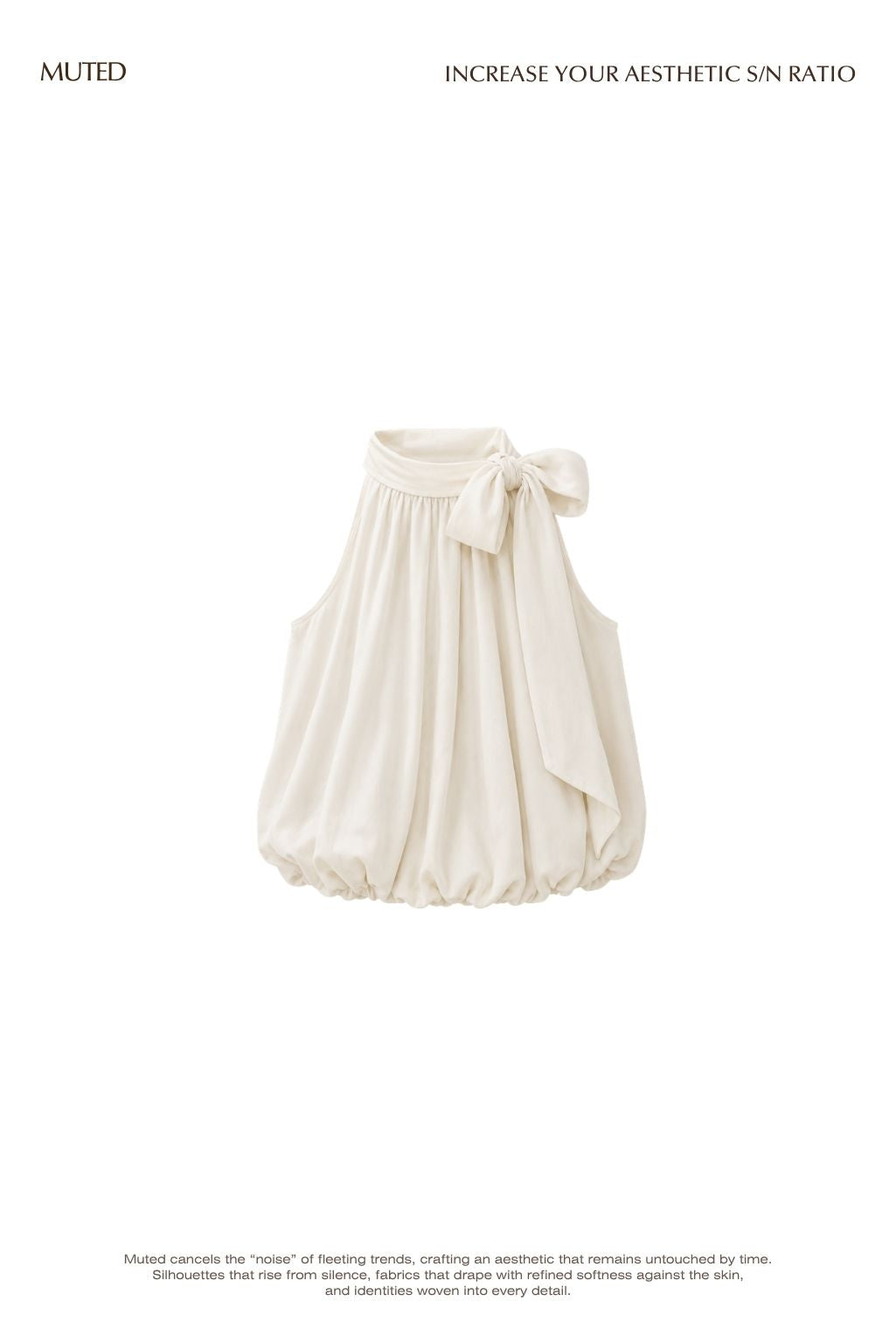 Velour ribbon blouse