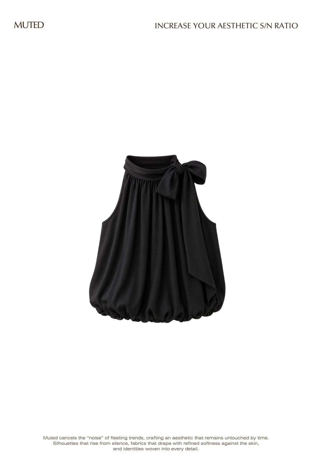 Velour ribbon blouse