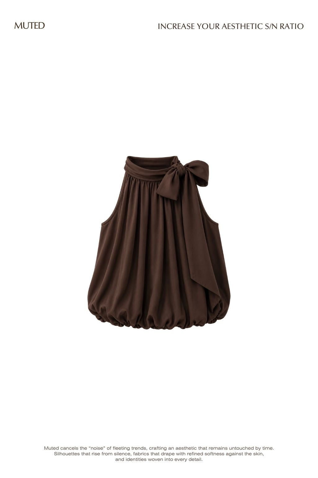 Velour ribbon blouse
