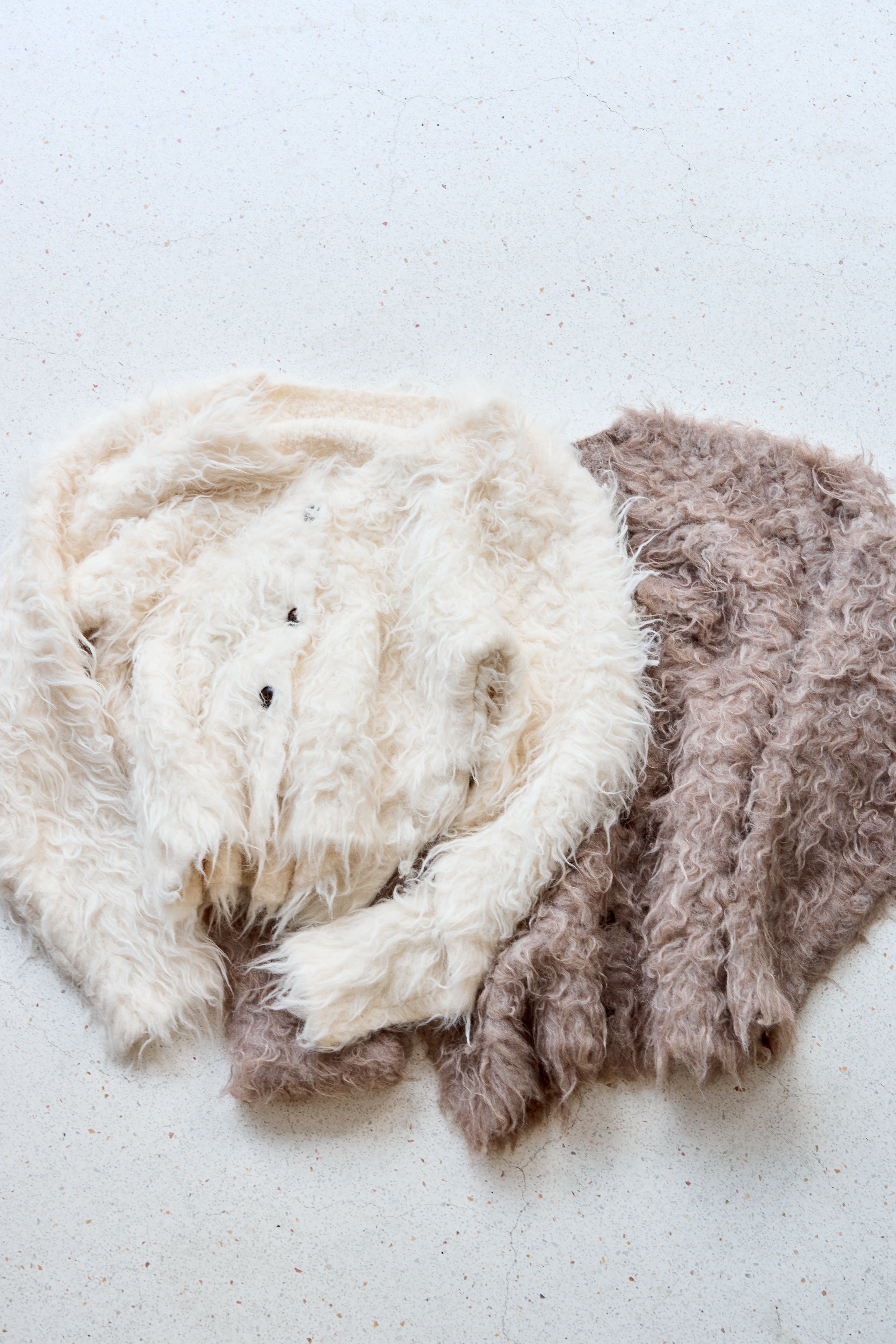 [30%] shaggy Wool Cardigan
