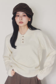 Collared Polo Knit
