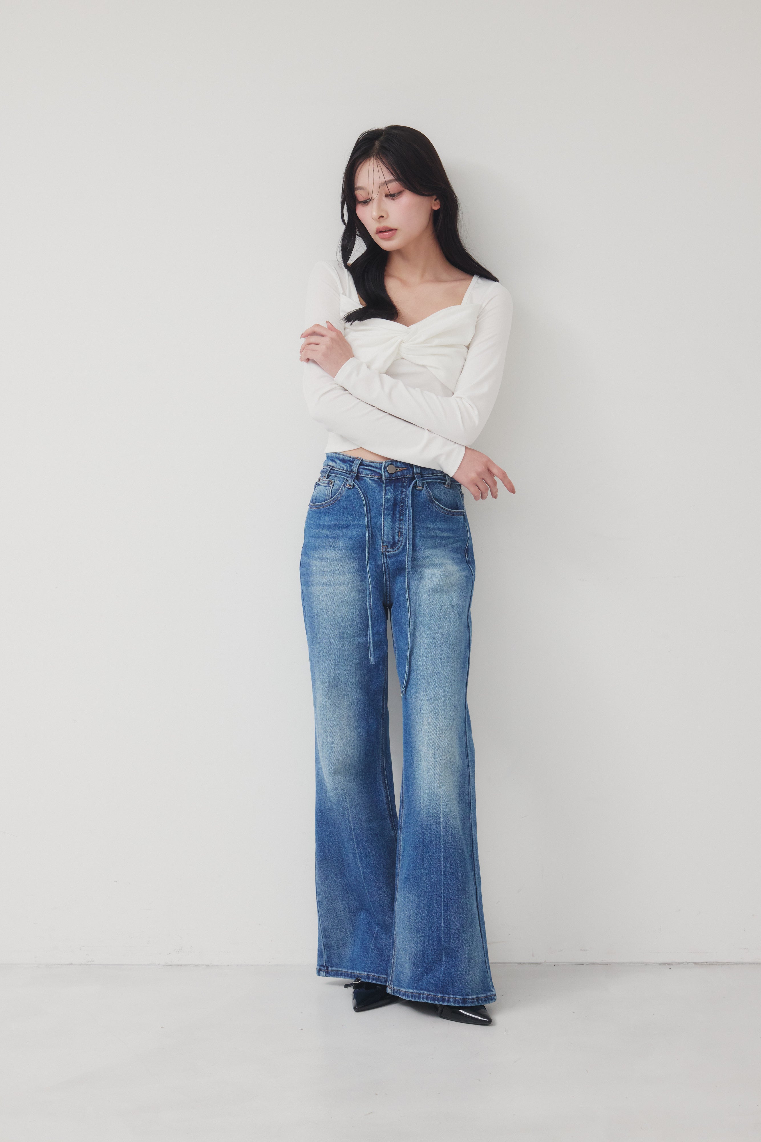 [gift] Indigo straight denim