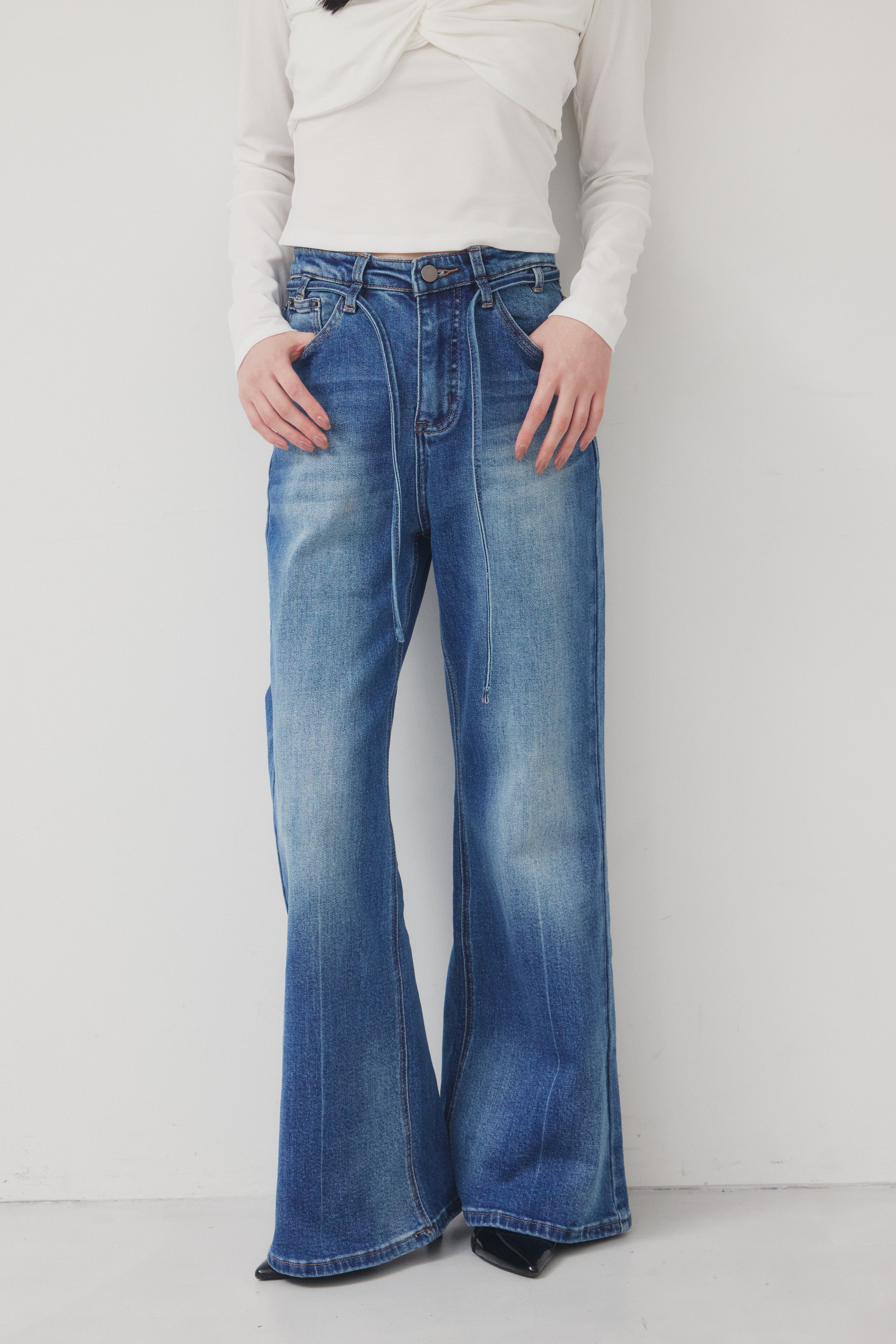 [gift] Indigo straight denim