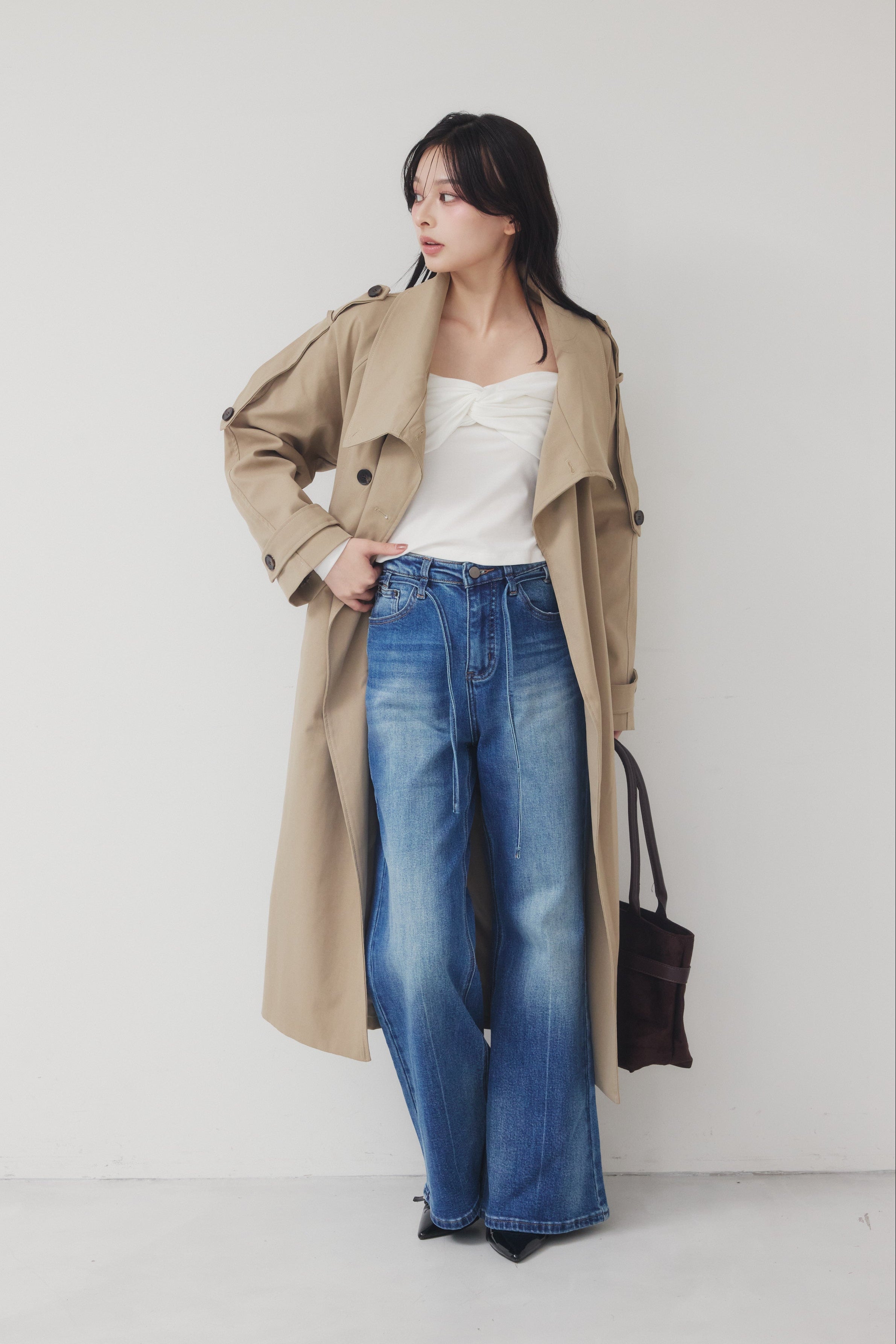 [gift] Indigo straight denim