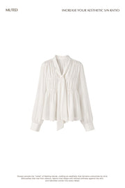 drape neck blouse
