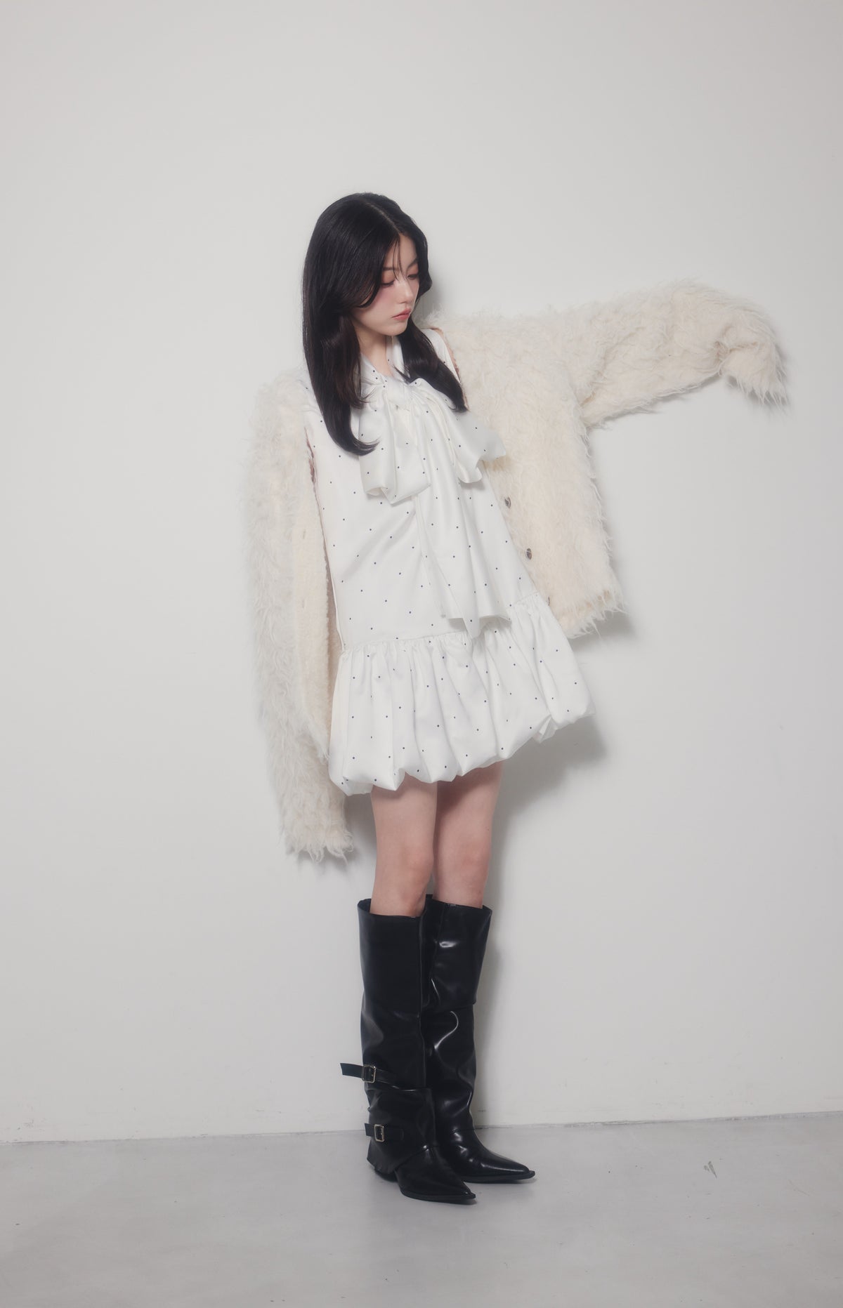 shaggy Wool Cardigan