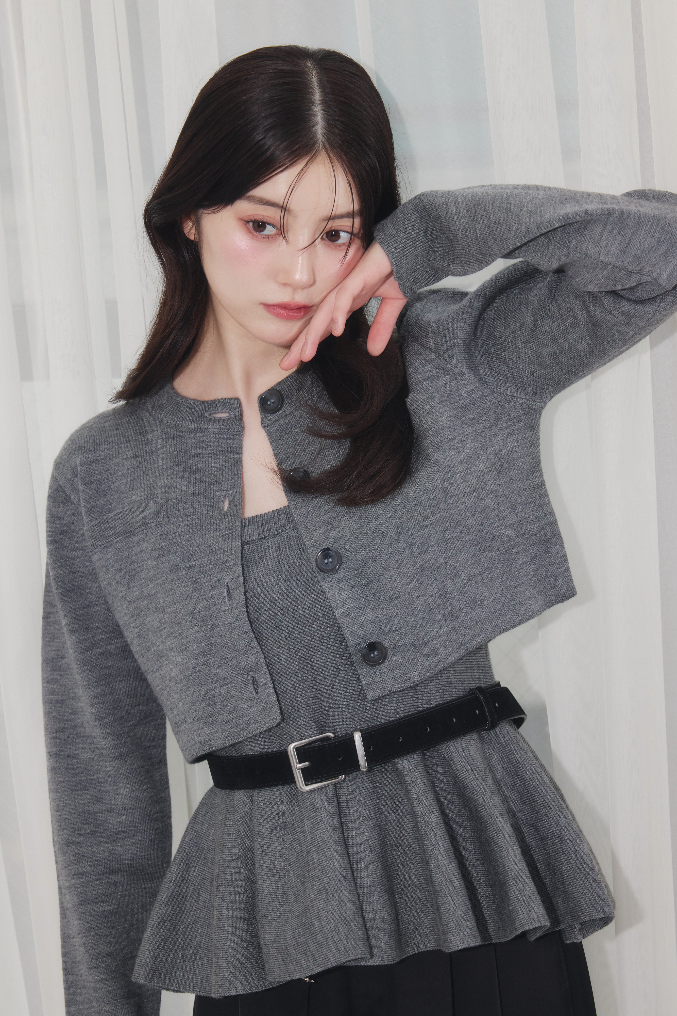[30%] Peplum Knit Ensemble