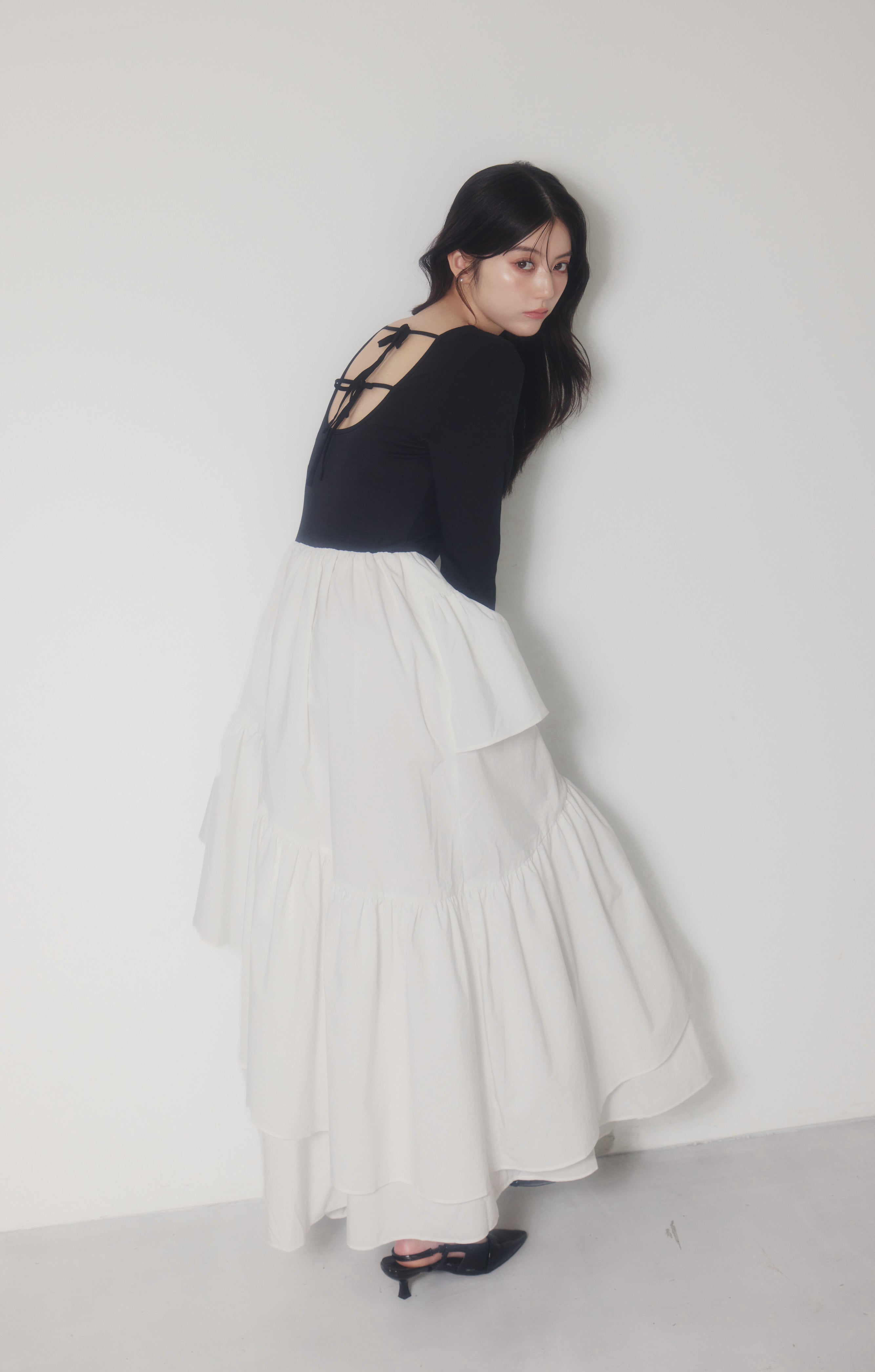 [50%] Layered Tiered Docking Dress